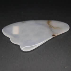 Gua Sha poisson en Agate Botswana