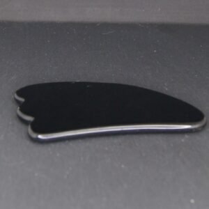 Gua Sha poisson en Obsidienne